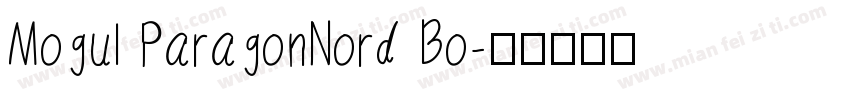 Mogul ParagonNord Bo字体转换